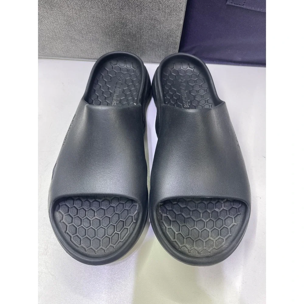 Columbia Thrive Revive Mens Black Slide Sandals YM3437-010 Size 12
